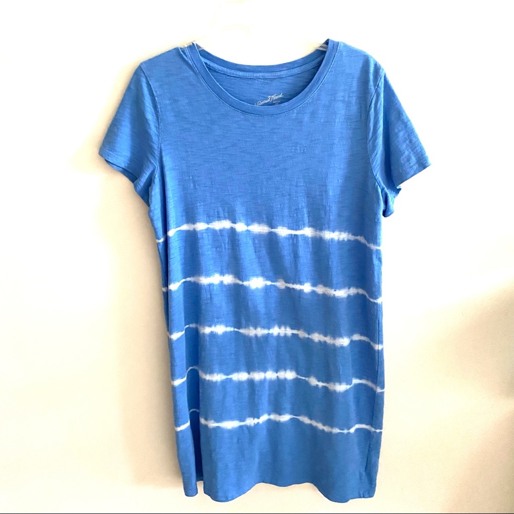 Universal Thread Blue Tie Dye T Shirt Dress M